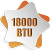 18000 Btu